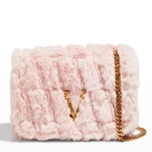 Versace foux fur bag